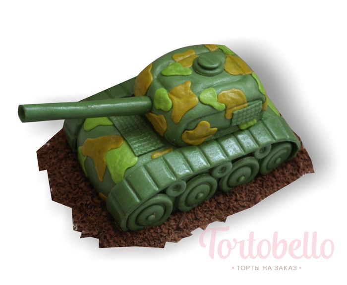 Торт в виде танка (57 фото)